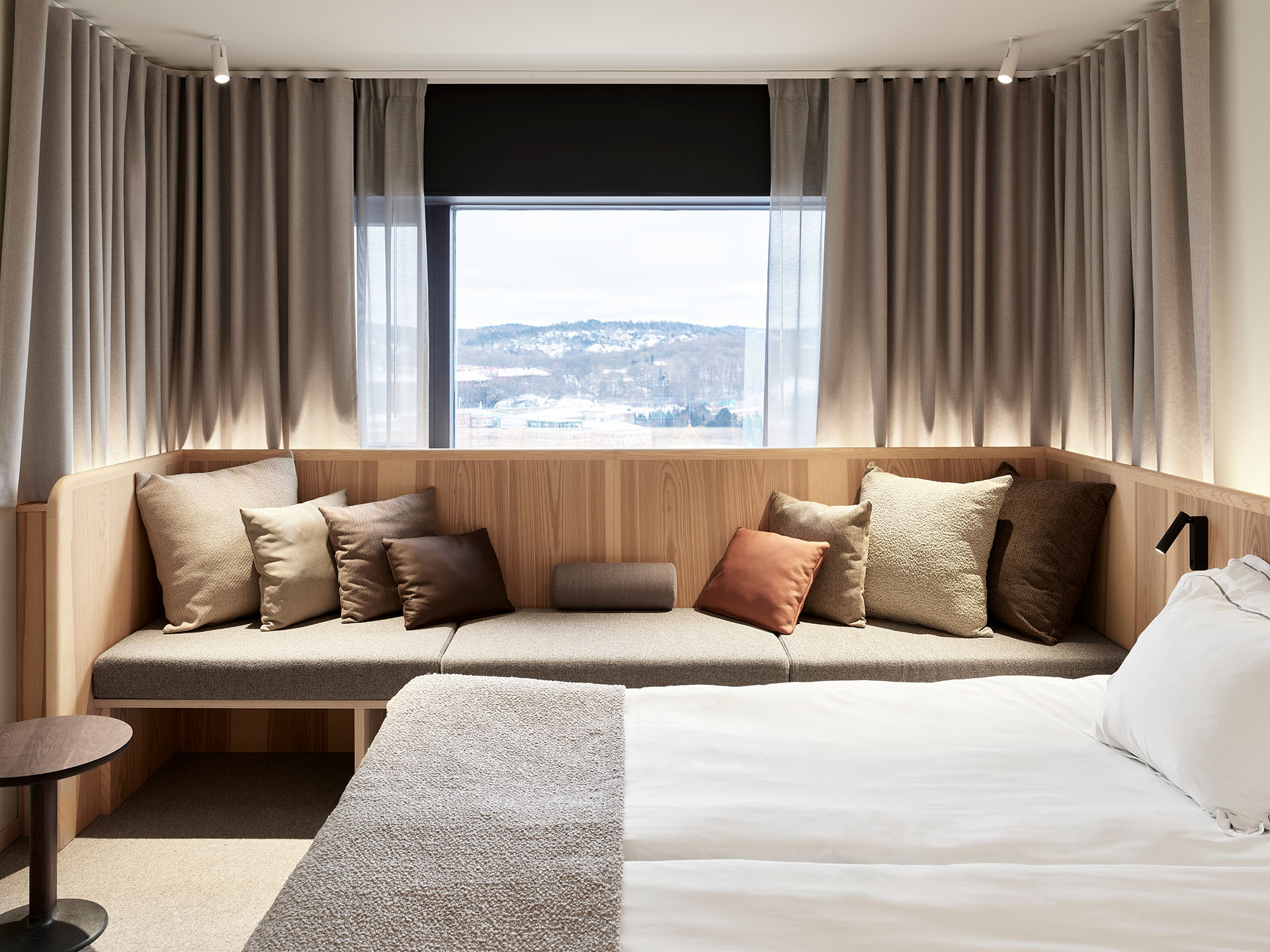 Architect-designed hotel rooms with a view at Gothia Towers in Gothenburg